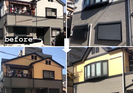 屋根 外壁塗装　大阪リフォーム専門店　くらリフォ