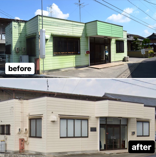 外壁塗装　屋根塗装　店舗リフォーム　大阪リフォーム専門店くらリフォ